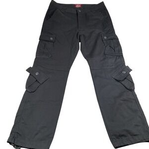 Matchstick XXL 36 Cargo Pants Black Multi Pocket Utility‎ Outdoor Casual